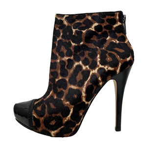 Women's Shoes Michael Kors CYNTHIA Bootie Ankle Boots Platform Cheetah US 5 New